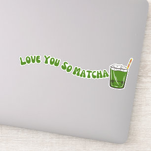 Matcha boba grüner Tee, Matcha Aufkleber