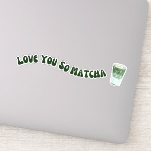 Matcha boba grüner Tee, Matcha Aufkleber