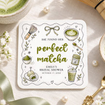 Matcha-Brautjungfer-Party Sie fand ihr perfektes M