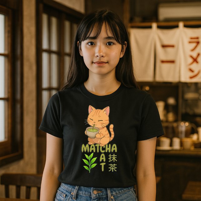 Matcha Cat T-Shirt (Von Creator hochgeladen)