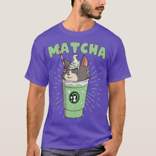 Matcha Catpuccino Funny Kitty Frappuccino Cat Matc T-Shirt