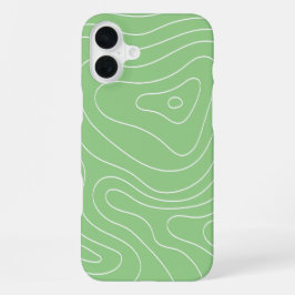 Matcha Contour Flow iPhone 16 Plus Hülle