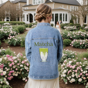 Matcha-Denim-Jacke Jeansjacke