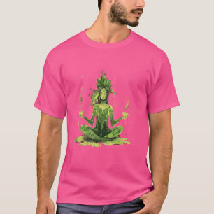Matcha Gaia Pagan Witchcraft Goddess Matcha Lover T-Shirt