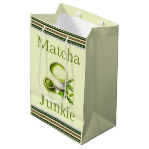 Matcha-Geschenktasche Mittlere Geschenktüte