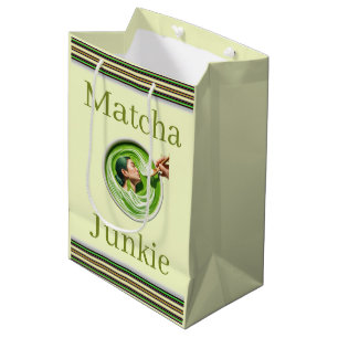 Matcha-Geschenktasche Mittlere Geschenktüte