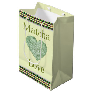 Matcha-Geschenktasche Mittlere Geschenktüte