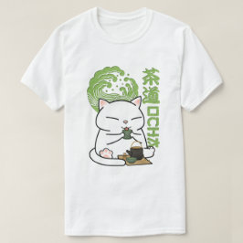 Matcha Green Tea Cat T-Shirt