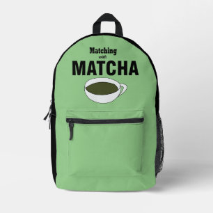 Matcha-Grüntee Bedruckter Rucksack