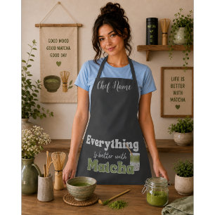 Matcha Grüntee, Best Teas T-Shirt Schürze