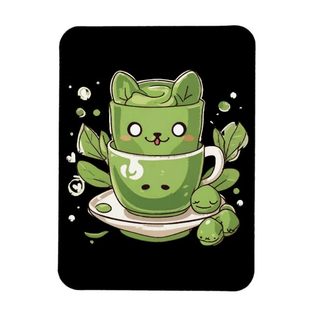 Matcha-Grüntee Magnet (Vertikal)