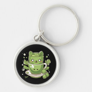 Matcha-Grüntee Schlüsselanhänger