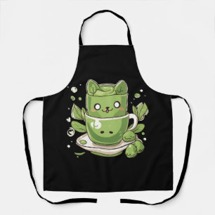 Matcha-Grüntee Schürze