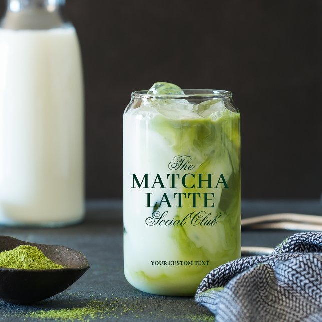 Matcha Latte Lover Personalisiert Dosenglas (Von Creator hochgeladen)