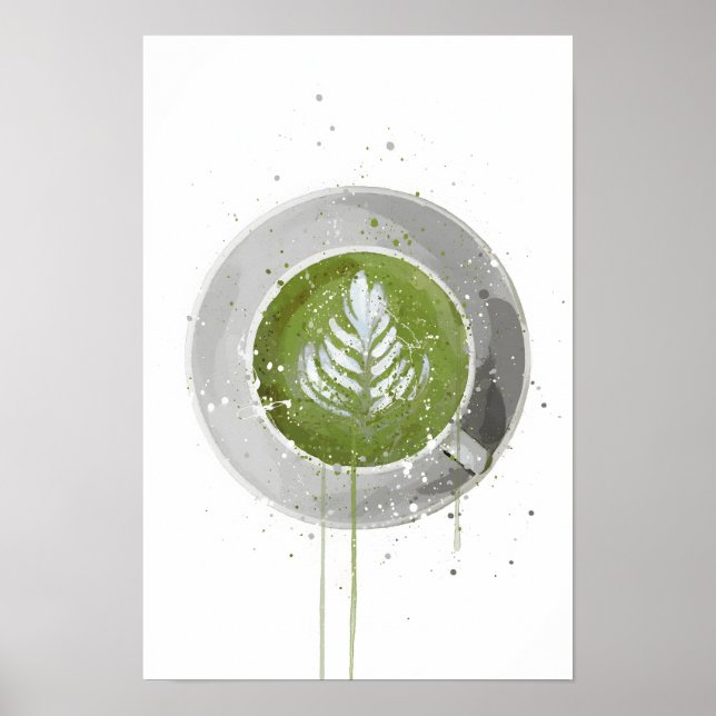 Matcha Latte Poster (Vorne)