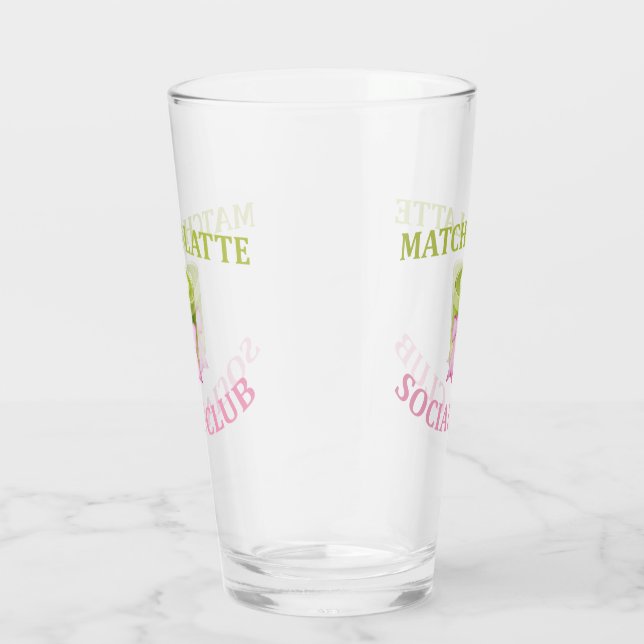 MATCHA LATTE SOCIAL CLUB GLAS (Rechts)