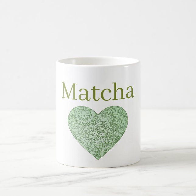 Matcha-Liebe-Kaffeetasse Kaffeetasse (Mittel)