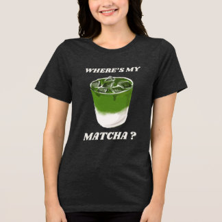 Matcha Lover gibt grünes Tee-Enthusiast Tri-Blend Shirt