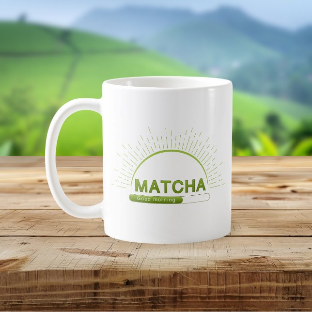 Matcha Lover Good Morning Green Mug (Créateur téléchargé)