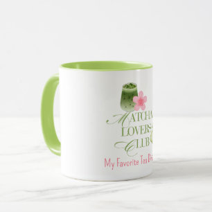 Matcha Lovers Club Grüntee-Macarons & Sakura Tasse