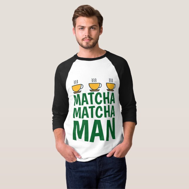 MATCHA Tea Männer-T - Shirt (Vorne ganz)