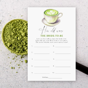 Matcha Tee Wie alt war die Braut, um Wild zu werde