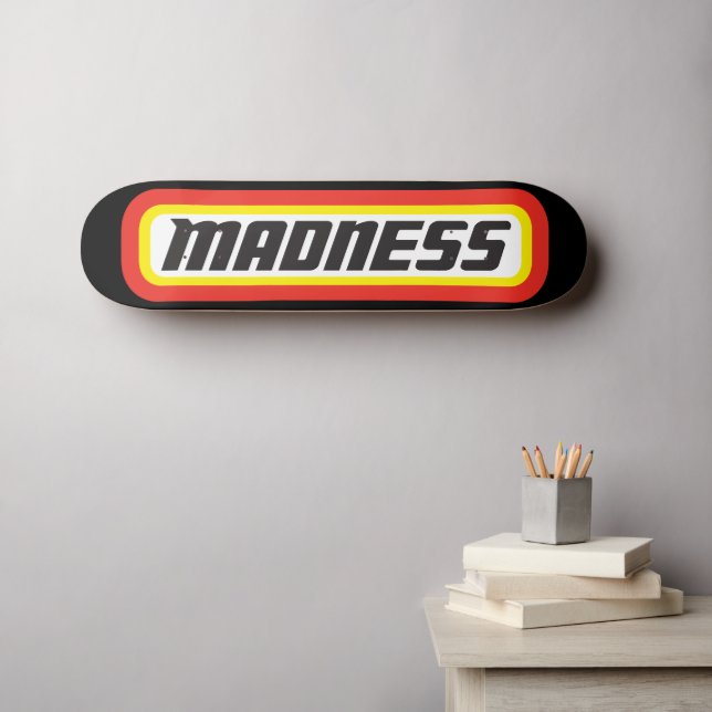 Matchbox? Wahnsinn! Skateboard (Wandkunst (Horz))