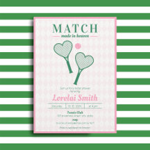 Matches im Heaven Tennis Club Brautparty