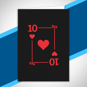 Matching 10 Hearts Anzug Playing Cards Modern 10 Karte