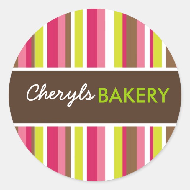 Matching Bakery Stickers (Vorderseite)