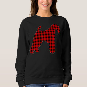 Matching Buffalo Kariert Wire Fox Terrier Dog Chri Sweatshirt