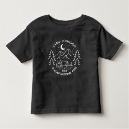Matching-Camping für benutzerdefinierte Familiengr Kleinkind T-shirt