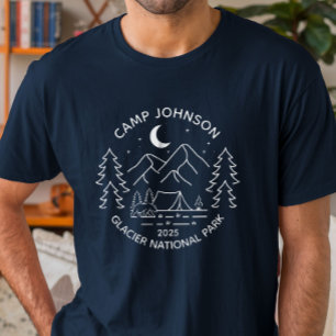 Matching-Camping für benutzerdefinierte Familiengr T-Shirt
