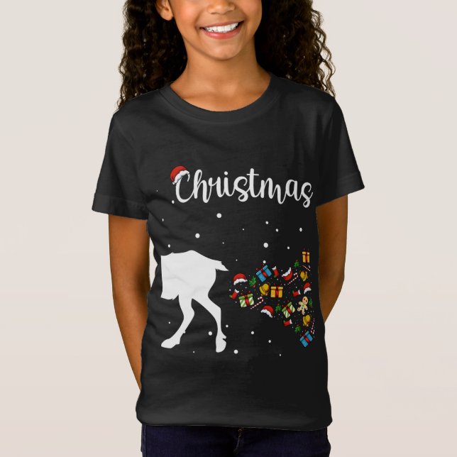 Matching Christmas Couples Merry Sick Reindeer Dee T-Shirt (Vorderseite)