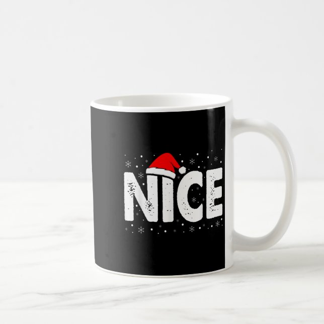 Matching Co. Naughty Or Nice Weihnachten - Uni-Erw Kaffeetasse (Rechts)