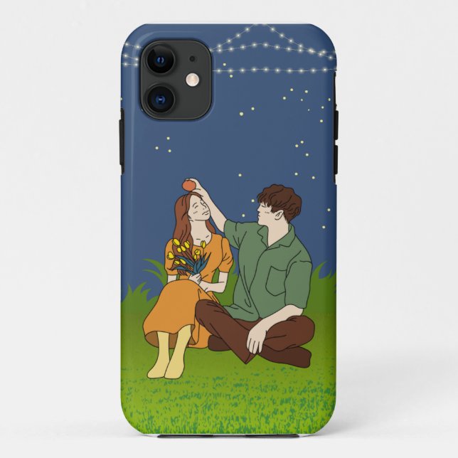 Matching Couple Phone Cases - Seine und ihre Liebe (Rückseite)
