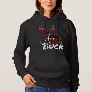 Matching Couples Christmas Pajamas Buffalo Kariert Hoodie