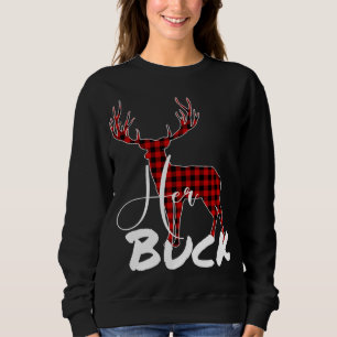Matching Couples Christmas Pajamas Buffalo Kariert Sweatshirt