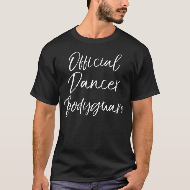 Matching Dance Parents Gift Funny Official Dancer  T-Shirt (Vorderseite)