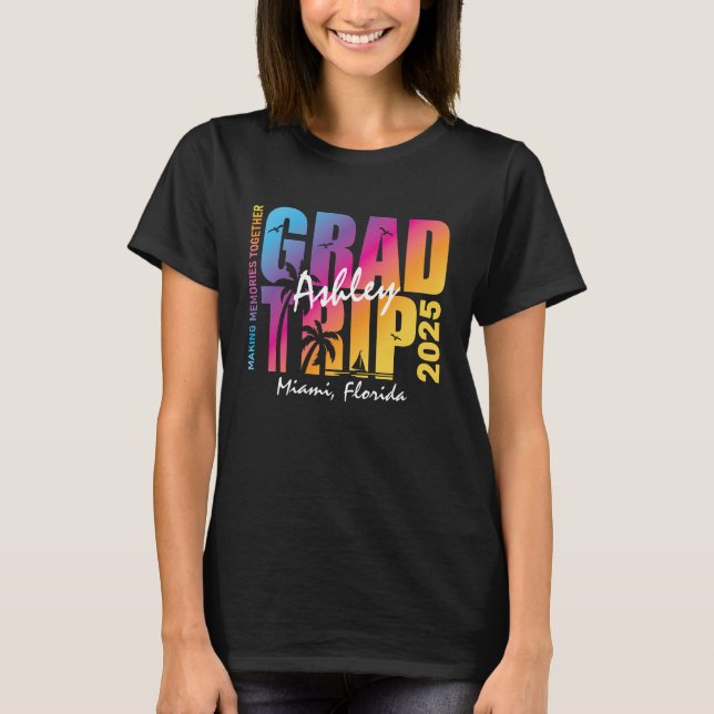 Matching der benutzerdefinierten Abschluss-Trip-Gr T-Shirt (Vorderseite)