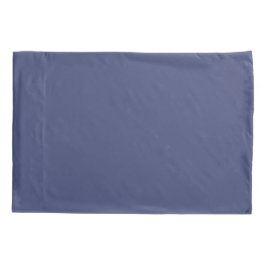 Matching Einstreu Set minimalistisch blau solide Kissenbezug