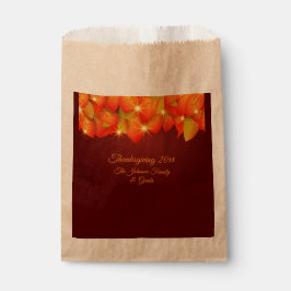 Matching Erntedank Orange Leaf Name Jahr Bevorzugu Geschenktütchen