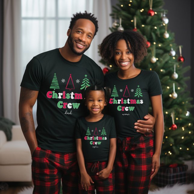 Matching Familie Pajamas Kinder Weihnachten Tri-Blend Shirt (Von Creator hochgeladen)