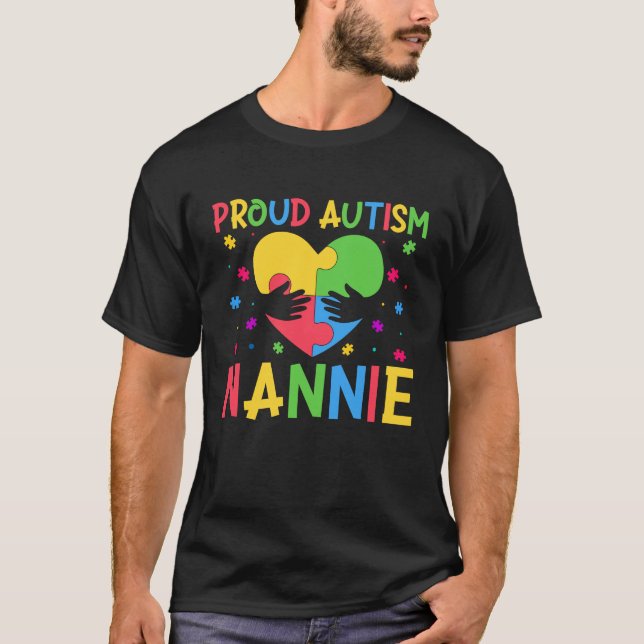 Matching Family Autism Awareness Month Proud Autis T-Shirt (Vorderseite)