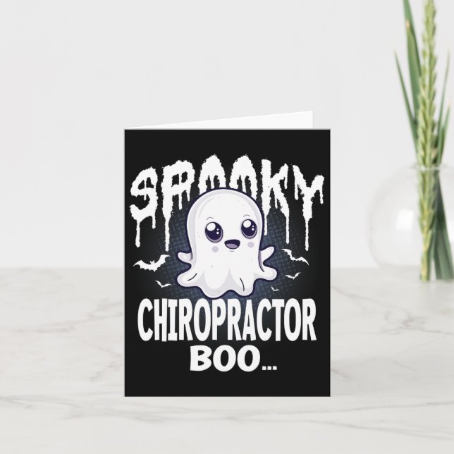 Matching Family Chiropraktor Halloween-Kostüm Karte (Vorderseite)