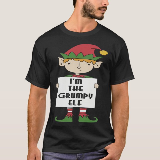 Matching Family Christmas  Costume I m The Grumpy  T-Shirt (Vorderseite)