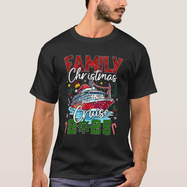 Matching Family Christmas Cruise 2025 Weihnachten  T-Shirt (Vorderseite)
