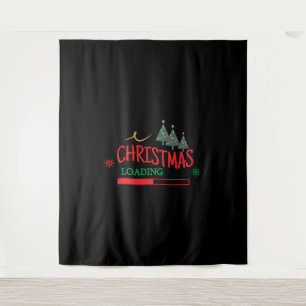 Matching Family Christmas Loading Wandteppich