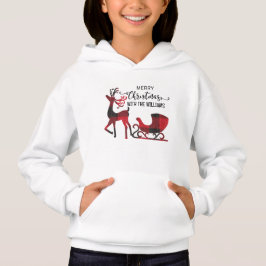 Matching Family Christmas | Personalisiert modern Hoodie