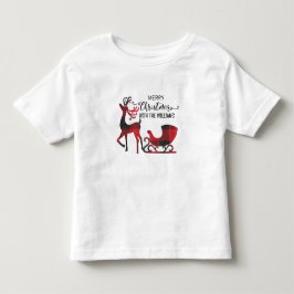 Matching Family Christmas | Personalisiert modern Kleinkind T-shirt